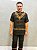 Conjunto Masculino Jacquard devorê Preto com dourado - Imagem 6