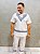 Conjunto Masculino Zibeline branco e estampa Azul - Imagem 4