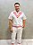 Conjunto Masculino Zibeline branco e estampa Vermelho - Imagem 5