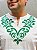 Conjunto Masculino Zibeline branco e estampa Verde - Imagem 2