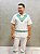 Conjunto Masculino Zibeline branco e estampa Verde - Imagem 1
