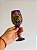 Taça luxo de PombaGira roxa com tridente e strass - Imagem 2
