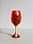 Taça luxo Vermelha com mão de caveira 3 rosas - Imagem 1