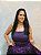 Conjunto Pombagira luxo com Saia e tomara que caia - Roxo e Preto - Imagem 4