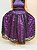 Conjunto Pombagira luxo com Saia e tomara que caia - Roxo e Preto - Imagem 2