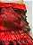 Conjunto laroyê Vermelho com brilho saia e bata - Imagem 4