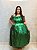 Conjunto laroyê Verde com brilho saia e bata - Imagem 1