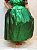 Conjunto laroyê Verde com brilho saia e bata - Imagem 2