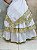 Conjunto essência 3 marias branco e dourado de renda - Imagem 2