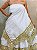 Conjunto essência 3 marias branco e dourado de renda - Imagem 4