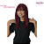 PERUCA WIG ISA COR REDWINE - FIBRA ORGANICA PREMIUM - MODERN GIRL - Imagem 1