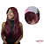 WIG LISA TIRA COR REDWINE - C/FRANJA - ORGANICA - MODERN GIRL - Imagem 2