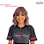 PERUCA WIG PAULA COR 612/68/613 - COM FRANJA - ORGANICA PREMIUM - MODERN GIRL - Imagem 1