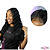 PERUCA WIG LACE DEEP CRIMP CURL COR 1B - Imagem 2
