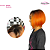 Lace Wig Babi Fibra Futura Cor Ruiva - Fashion Line - Imagem 2