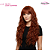 WIG NILTA COR COPPER RUIVO - CACHEADA COM FRANJA - SINTETICO PREMIUM - Imagem 1