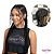 LACE WIG GHANA BRAIDS - TRANÇA NAGO NA COR PRETA - Imagem 2