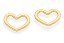 Brinco Amor Folheado A Ouro - Imagem 2