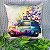 Capa de Almofada Veludo Estampada 45x45 (carros antigos) - Imagem 5