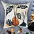 Capa de Almofada linho Estampada 45x45 (vasos) - Imagem 3