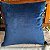 Capa almofada veludo liso ( 45x45 ) Azul Marinho - Imagem 1