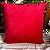 Capa almofada veludo liso ( 45x45 ) Vermelho - Imagem 1