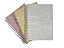 Caderno Universitário 200 folhas 10 Materias Glitter Prata - Imagem 4