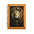 Caderno Universitário 10 matérias 200 folhas Leão Laranja - Imagem 1
