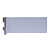 Rodapé de Poliestireno Liso 7cm Branco - GR70LS Branco - 15mm x 7cm x 2.25m - Imagem 1