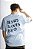 HERE I AMⓇ JESUS SAVES BRO AZUL CLARO  COM AZUL UNISSEX - Imagem 5
