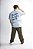HERE I AMⓇ JESUS SAVES BRO AZUL CLARO  COM AZUL UNISSEX - Imagem 3