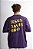 OVERSIZED JESUS SAVES BRO ROXA COM AMARELO UNISSEX - Imagem 1