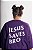 OVERSIZED JESUS SAVES BRO ROXA COM BRANCO UNISSEX - Imagem 1