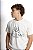 T-SHIRT JESUS IS KING OFF WHITE COM VERDE UNISSEX TRADICIONAL PREMIUM - Imagem 1