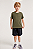 Camiseta Infantil Básica Verde Militar - Imagem 3