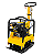 Placa compactadora vibratória, a gasolina, reversível, 7,0 hp, 4 tempos, VONDER - Imagem 1