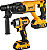Kit parafusadeira com impacto 1/4" e martelete perfurador SDS PLUS, com 2 baterias 20V, carregador bivolt e maleta, DCK260D1P1T-BR, DEWALT - Imagem 2