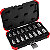 Jogo de soquetes hexalobular, encaixe de 1/2", 16 peças, R68003016 GEDORE RED - Imagem 1