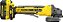Esmerilhadeira angular 4.1/2" e 5", 20 V MAX, com 2 baterias e 1 carregador, SBG700M2K-BR STANLEY - Imagem 3