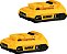 Kit com 2 baterias de íons de lítio (20 V - 2,0 Ah) e 1 carregador (bivolt), DCB203C2-BR, DEWALT - Imagem 2