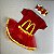 BODY MAC DONALDS MENINA +SAIA + LAÇO - Imagem 1
