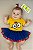 BODY TEMÁTICO MINIONS MENINA + SAIA +LAÇO - Imagem 1