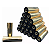 Ribbon Misto 110mm x 74m Preto para Impressora de Etiquetas - Imagem 1