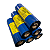 Ribbon Misto 110mm x 74m Preto para Impressora de Etiquetas - Imagem 5