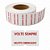 Etiqueta para Etiquetadora Manual MX 5500 / 2212 Volte Sempre 21x12 mm – Rolo com 1.000 Etiquetas - Imagem 1