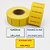 Etiqueta MX Personalizada 21x12 mm para Etiquetadora Manual – Rolo com 1.000 Etiquetas - Imagem 1