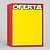 Cartaz de Oferta Amarelo 45cm x 65cm – Código 09 | Papel Cartão 250g | 50 ou 100 Folhas - Imagem 1