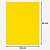 Cartaz Todo Amarelo 33cm x 45cm – Código 18B | Papel Cartão 250g | 50 ou 100 Folhas - Imagem 2