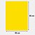 Cartaz Todo Amarelo Gigante 65cm x 95cm – Código 15B | Papel Cartão 250g | 50 ou 100 Folhas - Imagem 3