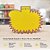 Cartaz Splash Liso Amarelo 23cm x 15cm – Modelo B1 | Papel Cartão 250g | 50 ou 100 Folhas - Imagem 5